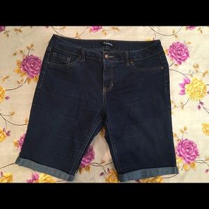 D.Jeans Roll Cuff Bermuda Shorts